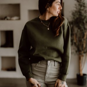 Kaki Basic Sweater