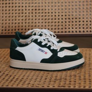 Sport green sneakers