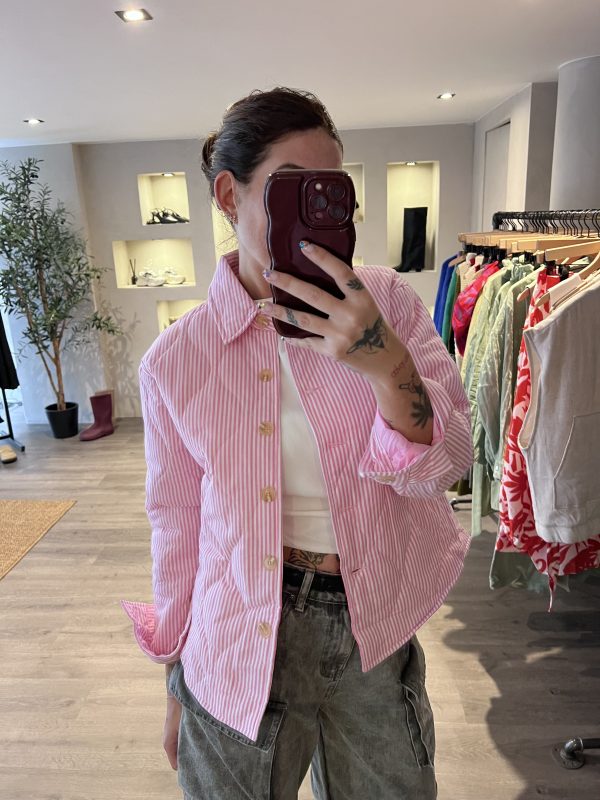 Pink fluffy jacket